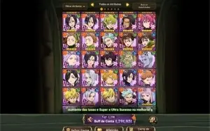 CONTA SEVEN DEADLY SINS: GRAND CROSS 7DS