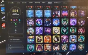 Conta de lol top de linha