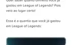 Conta de lol top de linha