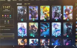 Conta de lol top de linha