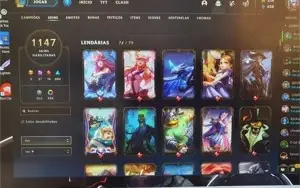 Conta de lol top de linha