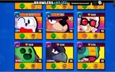 Conta brawl stars 47/51 brawler, todos full, 23k de troféus