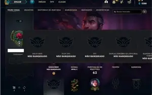 Conta Unranked com 15 Champs e 9 Skins (1 Ultimate)