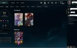 Conta de LOL|Platina 4|level 255|36.000 EA|90 skin-2ultimat