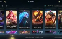 Conta wild Rift 156 skins!!