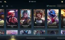 Conta wild Rift 156 skins!!