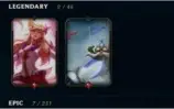 Conta League Gold 1 - Skins vitoriosas