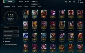 Conta league of legends com riven campeonato