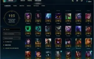 Conta league of legends com riven campeonato