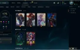 Conta lol Platina 2, ex Diamante 3 full campeões