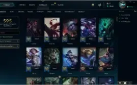 Conta lol Platina 2, ex Diamante 3 full campeões