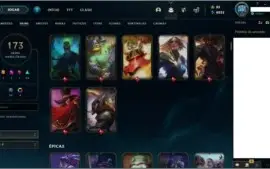 Conta LoL TODOS champions, Diamante1 s3 s4 s5, 173 skins.