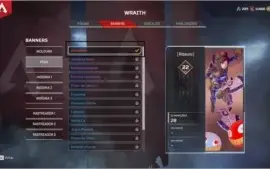 Conta com Herança da Wraith - APEX LEGENDS