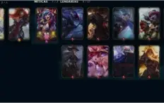 CONTA LOL LVL165 , 92 SKINS, TODOS OS CHAMP 70K DE ESSÊNCIA