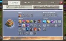 clash of clans cv8 semi-full barato