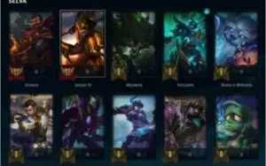 Conta br, s10 d4, pool de jg, winrate 62% (W137/85L)