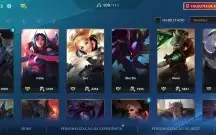 Conta wild rift grão mestre com 100 skins