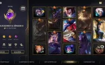 Conta wild rift grão mestre com 100 skins