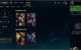 CONTA LOL OURO 3