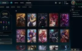 Conta League of Legends 599 skins