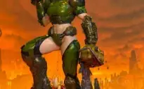Doom Girl 3D Stl