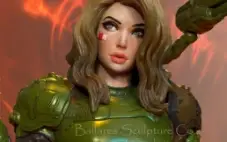 Doom Girl 3D Stl