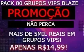 ⭐✨ PACK 80 GRUPOS VIPS BLAZE!✨⭐