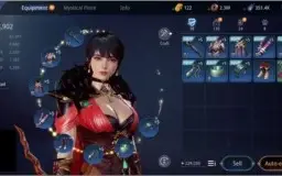 Mir4 Sorcerer LVL 60 (65k PS) - Gale Pickaxe 44% Mine Boost