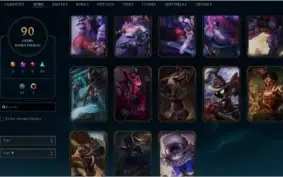 CONTA GOLD 4 - 90 SKINS - 143 CAMPEOES