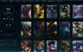 CONTA GOLD 4 - 90 SKINS - 143 CAMPEOES