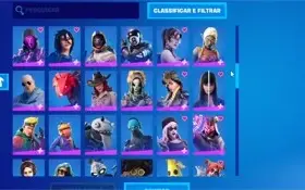 Conta de fortnite com + de 200 skins +50 picaretas +100 emot