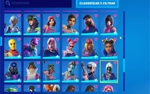 Conta de fortnite com + de 200 skins +50 picaretas +100 emot