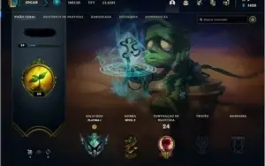 conta lol plat 1 95 pdl, main jungle  lv39