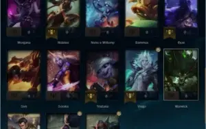 conta lol plat 1 95 pdl, main jungle  lv39