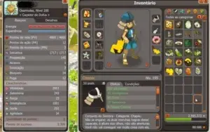 OSA EQUIPADO (LV 200) + WAKFU PERSONAGENS