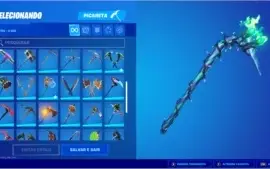 Conta Fortnite com Ikonik, Picareta Minty e Salve o mundo