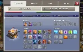 Clesh of clans cv 11 não tá nada full