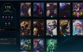 Conta league of Legends 170 Skins
