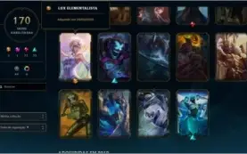 Conta league of Legends 170 Skins