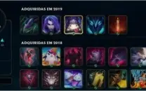 V> Conta League of Legends com 49 skins