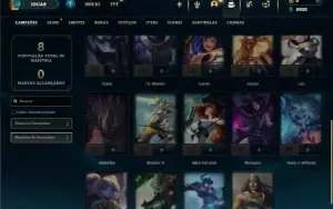Diamante 2 com 25 Champs e 1 Skins