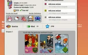Conta Habbo De 2009 Com 2 Mil Mobis E 375 Emblemas