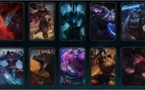 Conta LOL: Platina IV, level 82, 38 campeões, 14 skins.