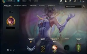 Conta League of Legends, PRATA 1, muitas skins e runas