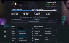 STEAM LEVEL 10 +100 JOGOS  -  AVALIADA EM QUASE 200 REAIS -