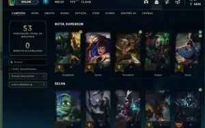 Conta smurf lol D4 MMR boost ganhando 24pdl+