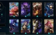 Conta com várias skins lol