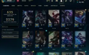 Conta de LoL + Valorant muitas skins