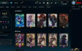 Conta de LoL + Valorant muitas skins