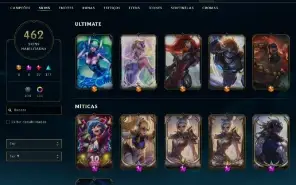 Conta de LoL + Valorant muitas skins